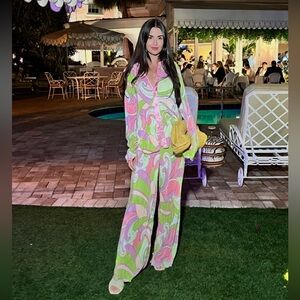 Peppermayo pink and green set